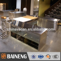 style desigen high gloss stainless steel kitchen cabinet
